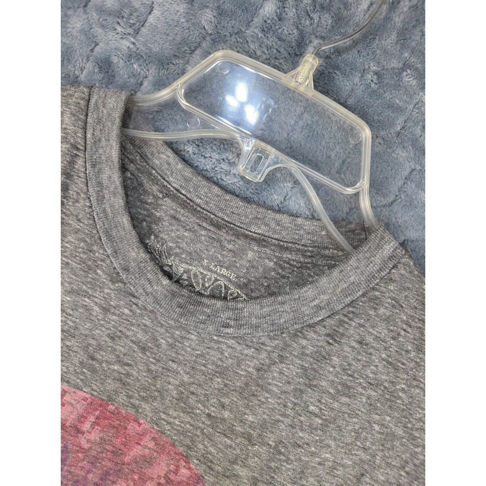 Pepsi Graphic T-Shirt Mens XL Gray Heather Tie Dye Camo Logo Short Sleeve Tee